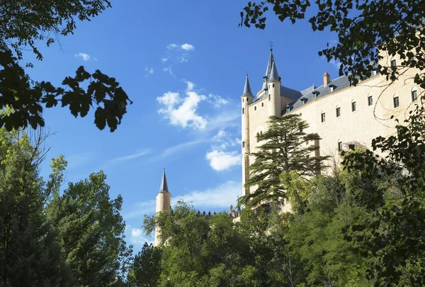 Alcazar slott i Segovia, Spania – stockfoto