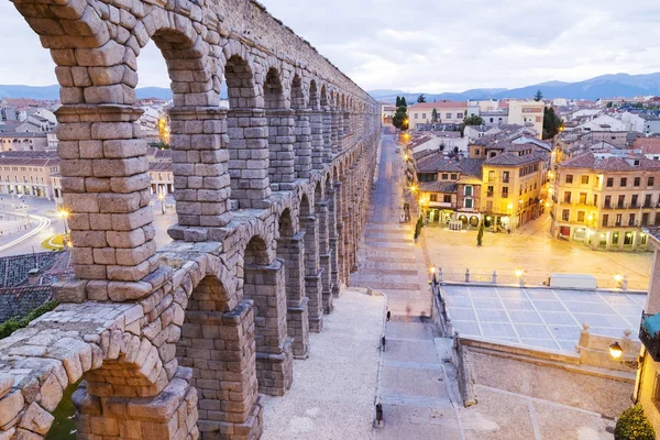 Su kemeri Segovia, castilla y leon, İspanya — Stok fotoğraf