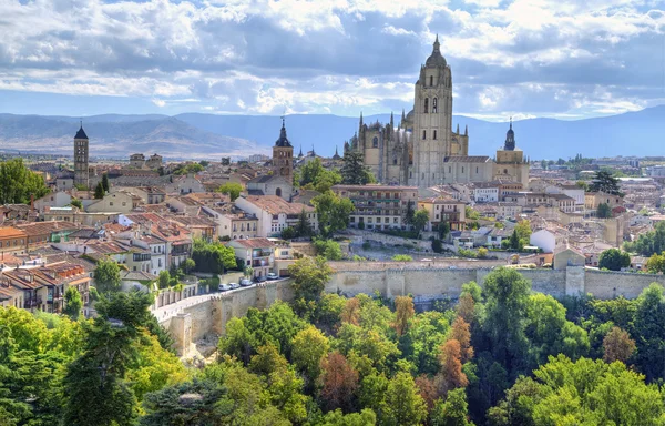 Segovia üzerinde göster — Stok fotoğraf