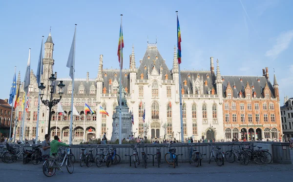 Bruges Belgia – stockfoto