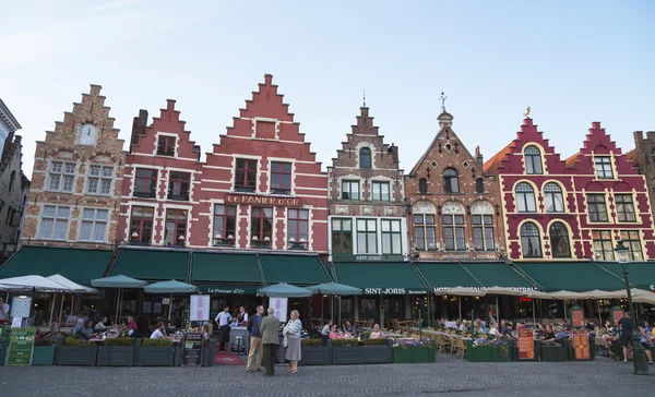 Pusat kota bersejarah Bruges i — Stok Foto