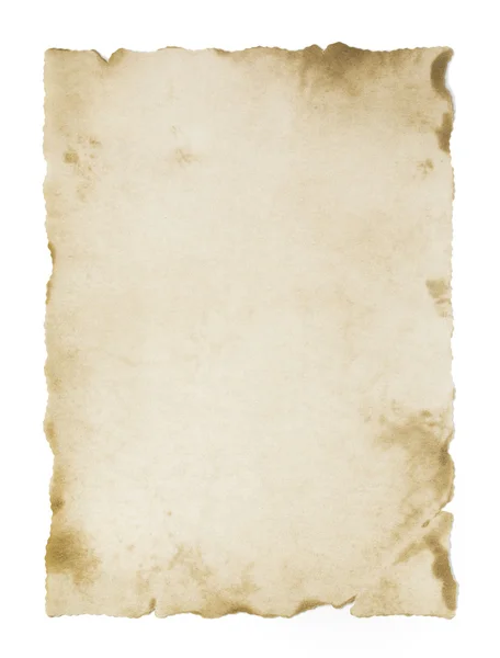 Antiguo pergamino en blanco — Foto de Stock