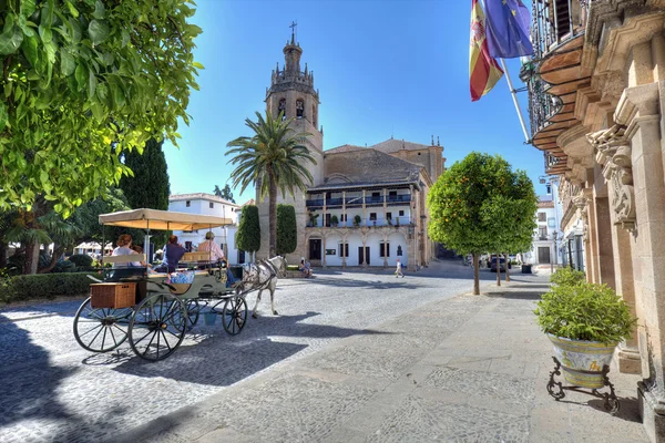 View of Ronda Cathedral, espain — стоковое фото