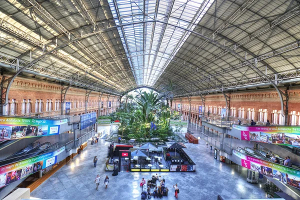 Treinstation Atocha — Stockfoto