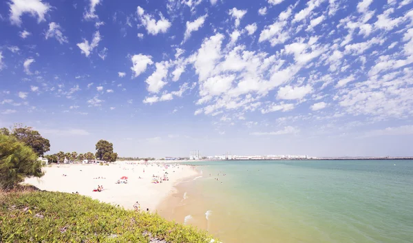 Het strand, Cadiz, Spanje — Stockfoto