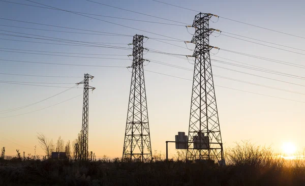 Pilões elétricos com — Fotografia de Stock