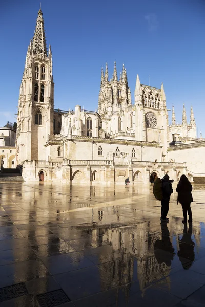 Gotik Cathedral City Burgos Humaniad Miras — Stok fotoğraf