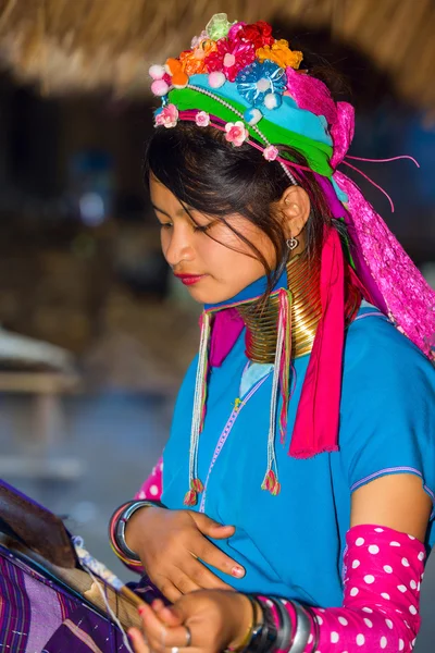 Karen tribal girl — Stock Photo, Image