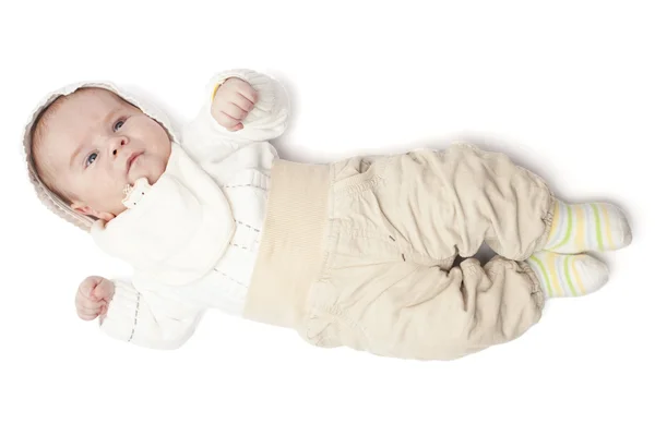 Három hónapos kisfiát — Stock Fotó
