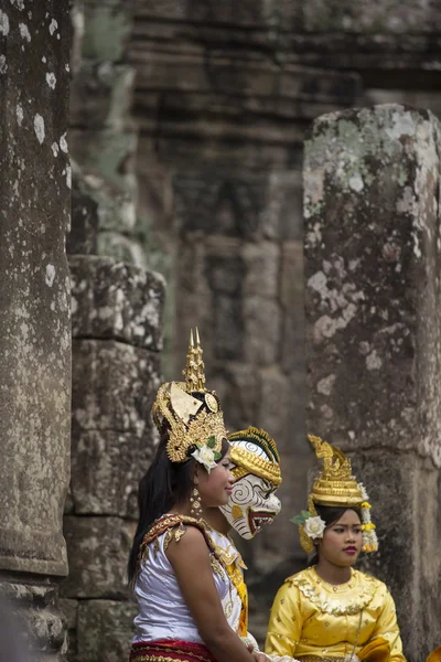 Hindu-Legende der Gottheit, die von Schauspielern nachgespielt wird — Stockfoto