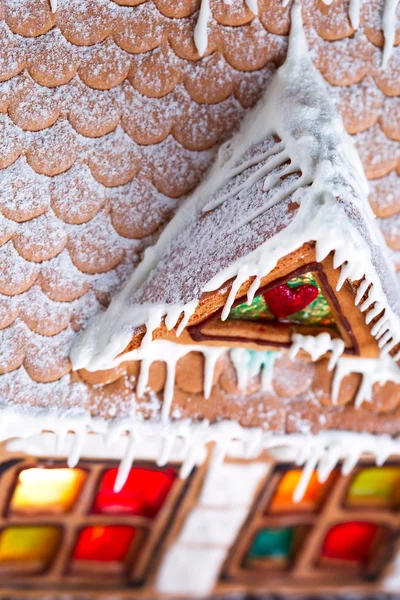 Casa de pão de gengibre de Natal — Fotografia de Stock