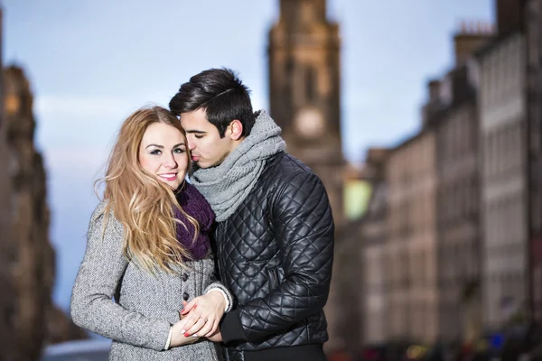 Attractive young couple in love — Stock Photo, Image