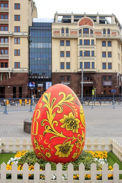 Moskva street festival, förberedelserna inför påsk — Stockfoto