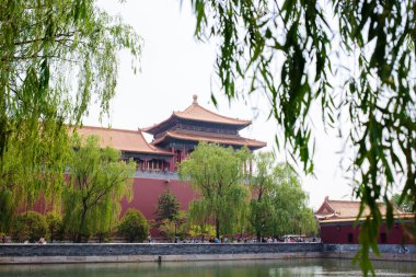 Central city park yakınındaki ünlü yasak şehir Pekin, çene ile