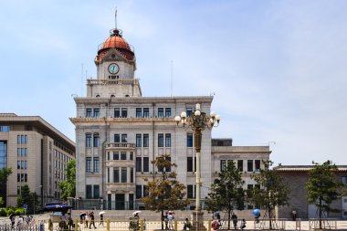 Beijing, Çin - 18 Mayıs 2016: Tiananmen Meydanı - l üçte