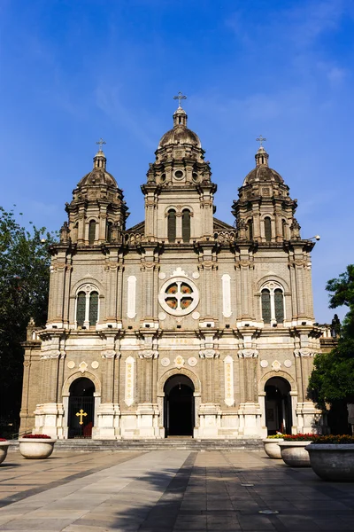 Vue de l "église St Joseph ou de l" église de l'Est à Pékin, Chine — Photo