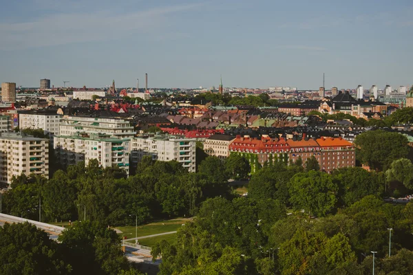 Estoque capital da Suécia, vista central da cidade — Fotografia de Stock