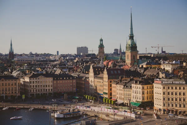 Stoccolma- capitale della Svezia, sity vista centrale, nord Europa — Foto Stock