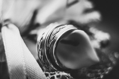 Evlilik yüzükleri.