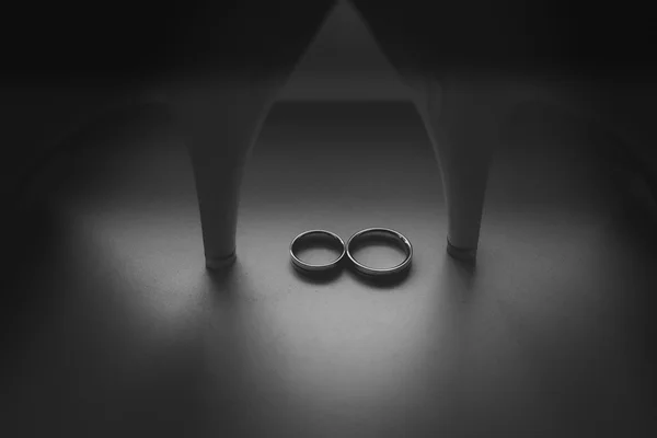 Wedding rings — Stock Photo, Image