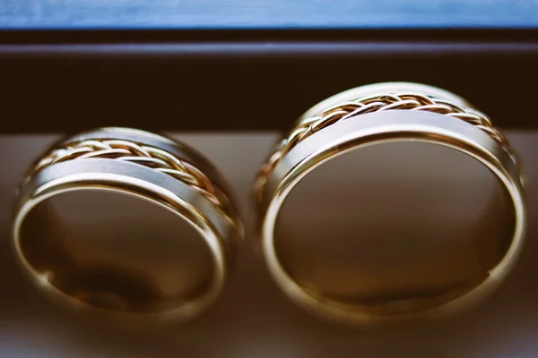 Anillos de boda — Foto de Stock