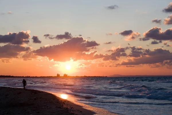 Varadero, Küba'da günbatımı