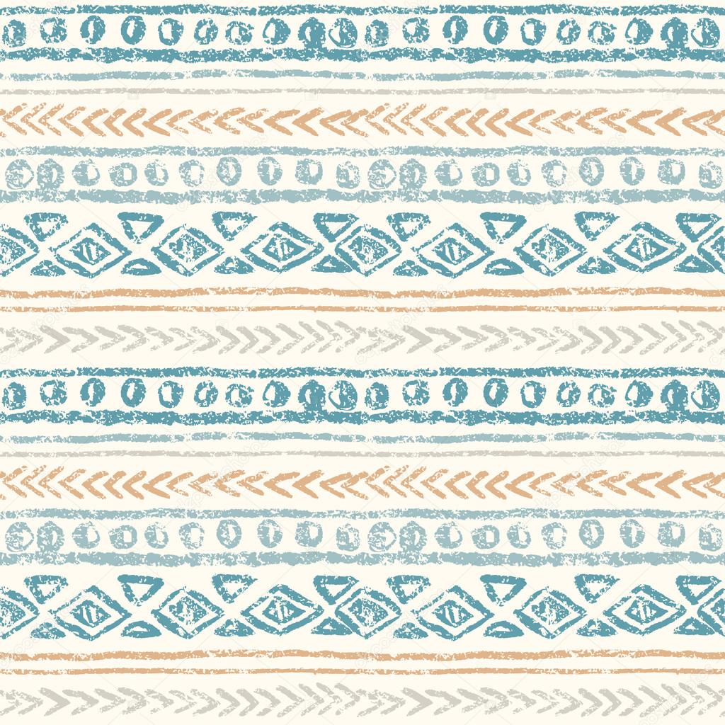 Abstract ethnic seamless pattern, hand draw.