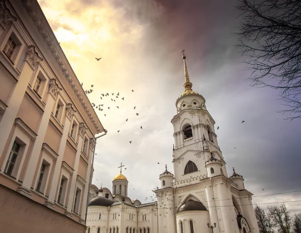 Καθεδρικό της Κοιμήσεως, Vladimir, χρυσός δακτύλιος της Ρωσίας — Φωτογραφία Αρχείου