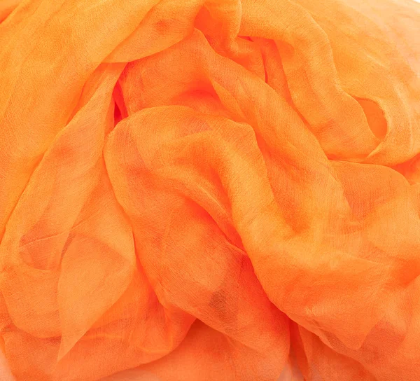 Photo of orange silk background — Stock Photo, Image