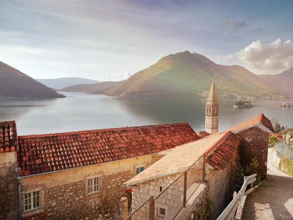 Città di Perast, Montenegro — Foto Stock