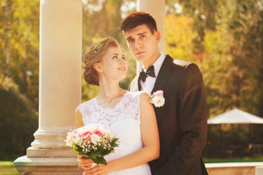 çekici gelin ve damat, düğünü