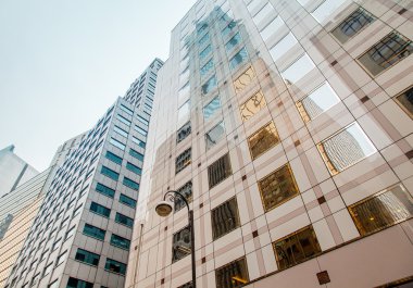 Bir modern bina, cam ve beton, modern architectu