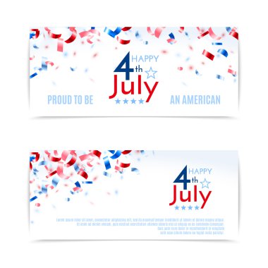 4 Temmuz, Amerikan Bağımsızlık günü afiş. Vektör çizim, eps10.