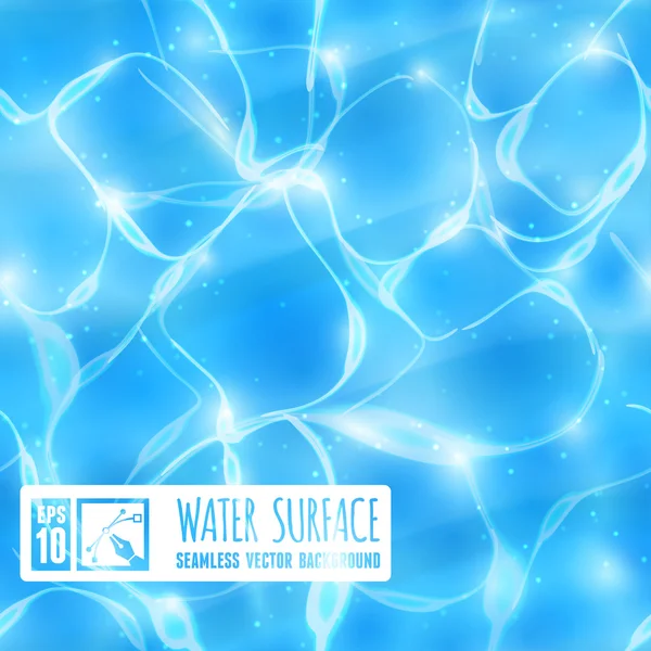 Su yüzeyi. Vektör çizim.