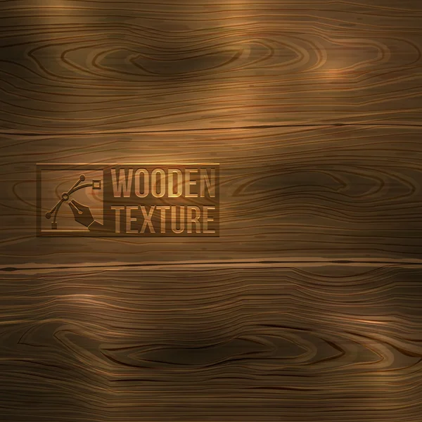 Textura de madera de color oscuro. Ilustración vectorial, eps10 . — Vector de stock