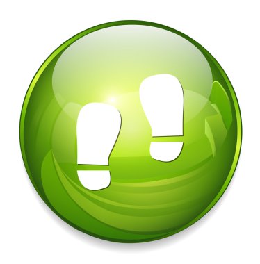 Ayak izi web simgesi