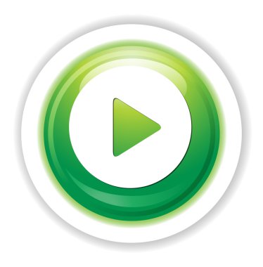 düğme web simgesi oynamak