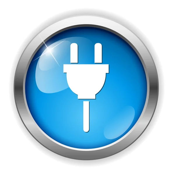 Power plug icon — Stock Vector