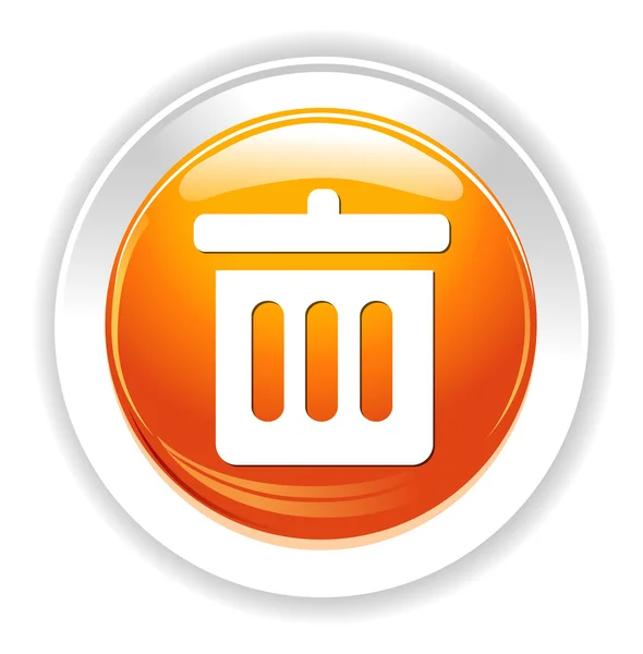 Trash can icon — Stock Vector