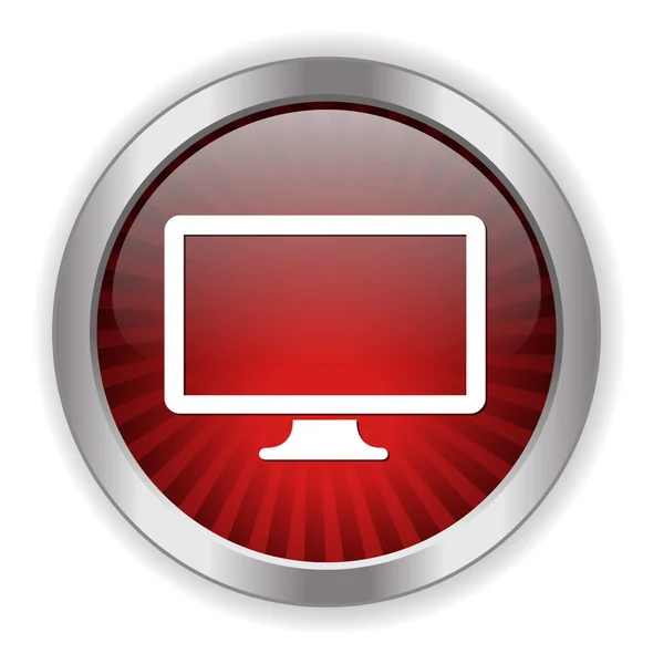 Monitor icono web — Vector de stock