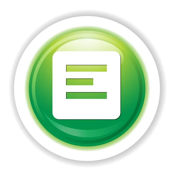 Document web Icon — Stock Vector