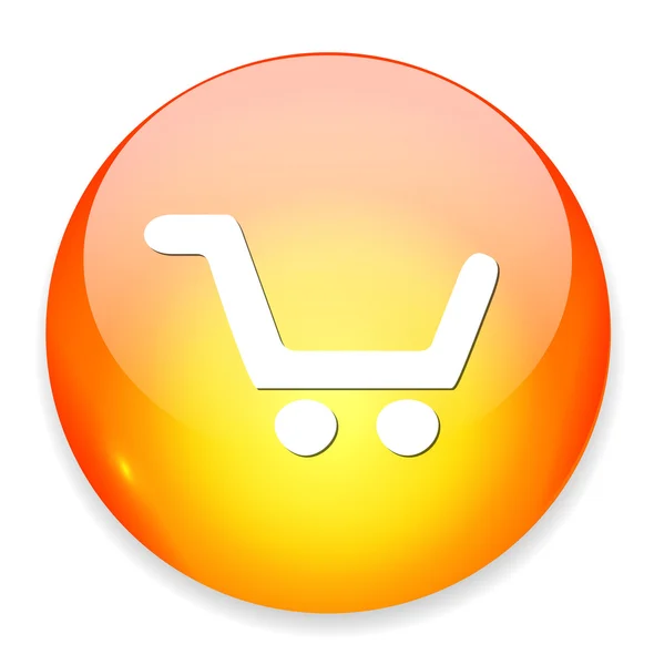 Shopping web-knappen — Stock vektor