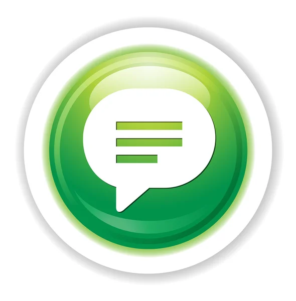 Speech bubble icon — Stock Vector