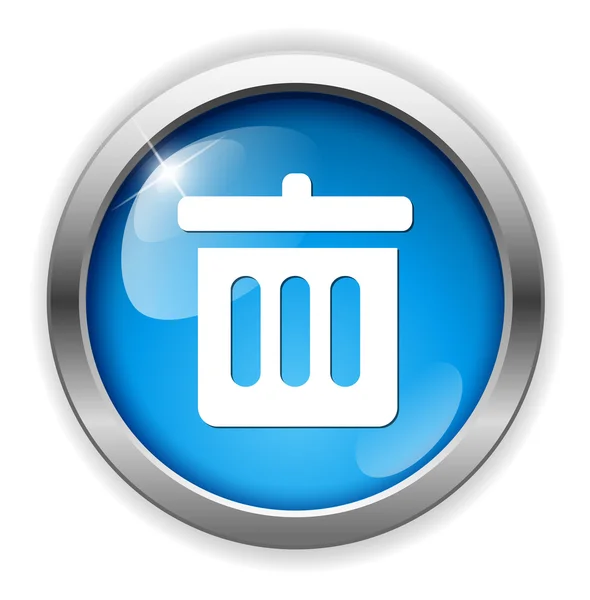 Trash can icon — Stock Vector