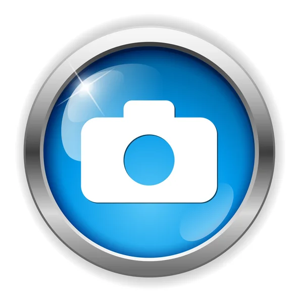 Icona web fotocamera — Vettoriale Stock