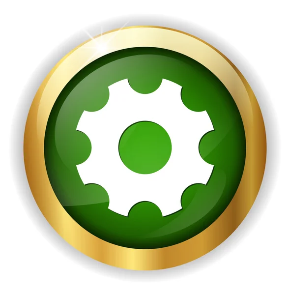 Cogwheel web icon — Stock Vector