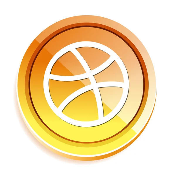 Basketball-Ikone — Stockvektor