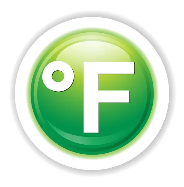 Fahrenheit web icon — Stock Vector