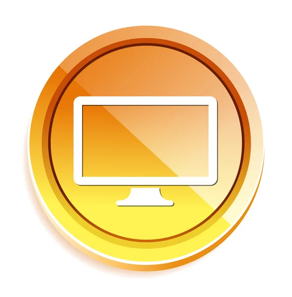 Monitor icono web — Vector de stock