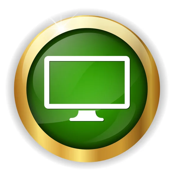 Monitor de ícone web — Vetor de Stock